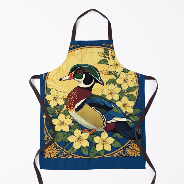 Item preview, Wood Duck Aix sponsa and Jasmine Flowers  designed and sold by taiche.