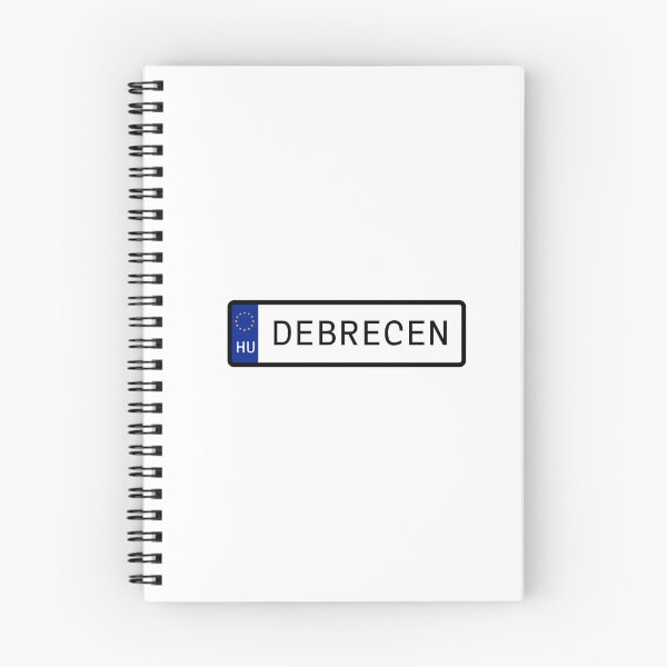 Item preview, Debrecen Hungary Number Plate designed and sold by PatchMerch.