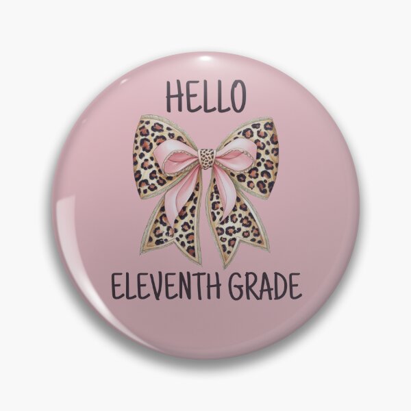 Item preview, Hello Eleventh Grade Cute Bow designed and sold by Viikis.