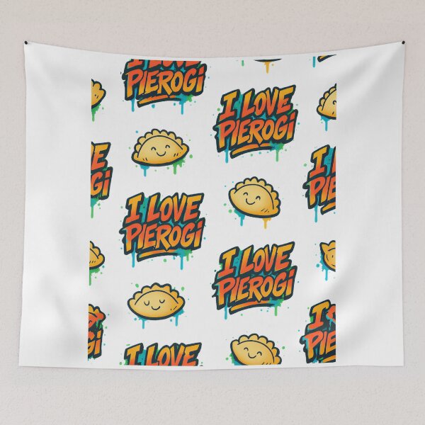 Item preview, I Love Pierogi – Pattern Edition designed and sold by FunnySignalStudio.