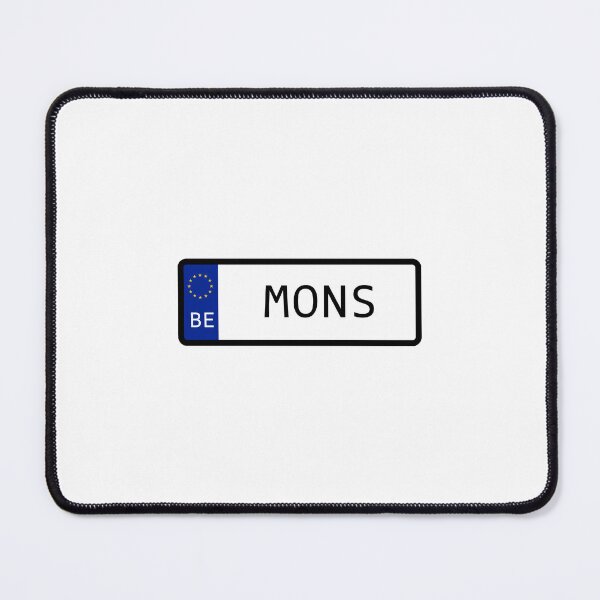 Item preview, Mons Belgium Number Plate designed and sold by PatchMerch.