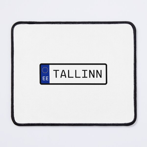 Item preview, Tallinn Estonia Number Plate designed and sold by PatchMerch.