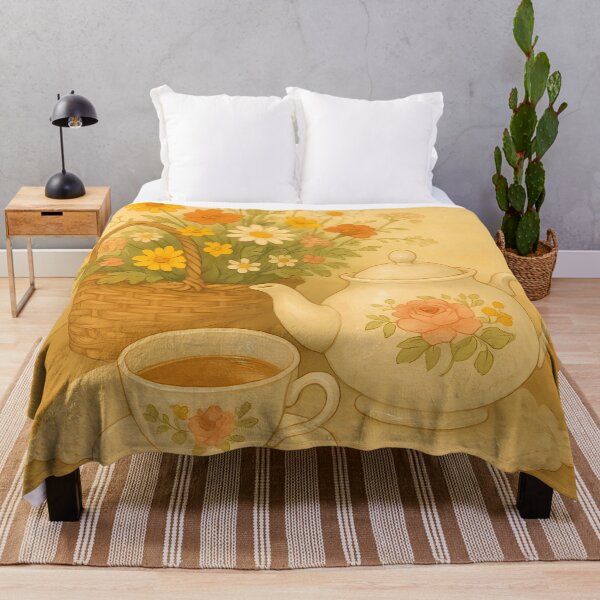 Item preview, Wildflower Tea Time designed and sold by Cottage Core Ultimate.
