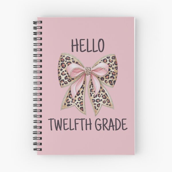 Item preview, Hello Twelfth Grade Cute Bow designed and sold by Viikis.
