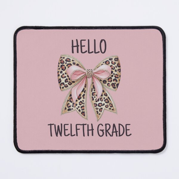 Item preview, Hello Twelfth Grade Cute Bow designed and sold by Viikis.