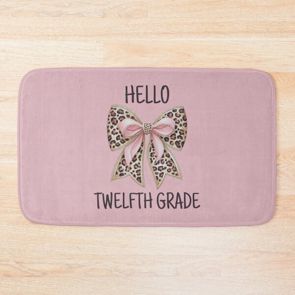 Item preview, Hello Twelfth Grade Cute Bow designed and sold by Viikis.