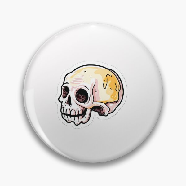 Item preview, Skull Sticker – Bold Edgy Gothic Design for Punk and Rock Lovers designed and sold by PixelByteStudio.