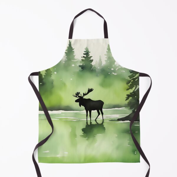 Item preview, Green Moose Silhouette designed and sold by CalmnessbyChoice.
