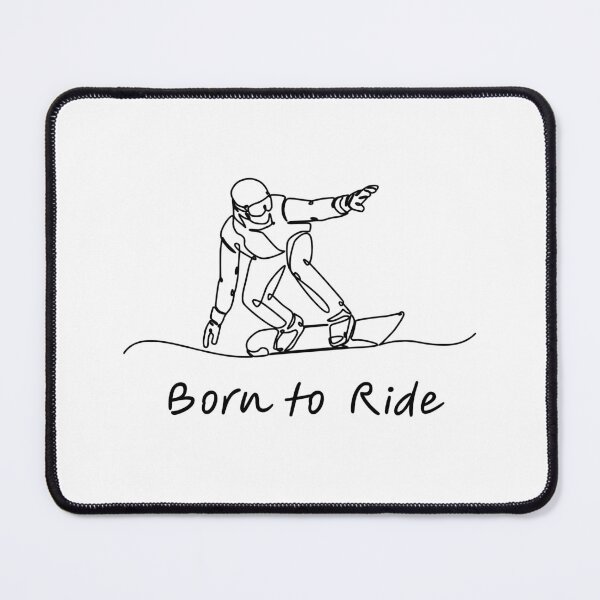 Item preview, Born to Ride - Black | JAPOW Japan Powder Snow Snowboard Sticker designed and sold by PawaPotto.