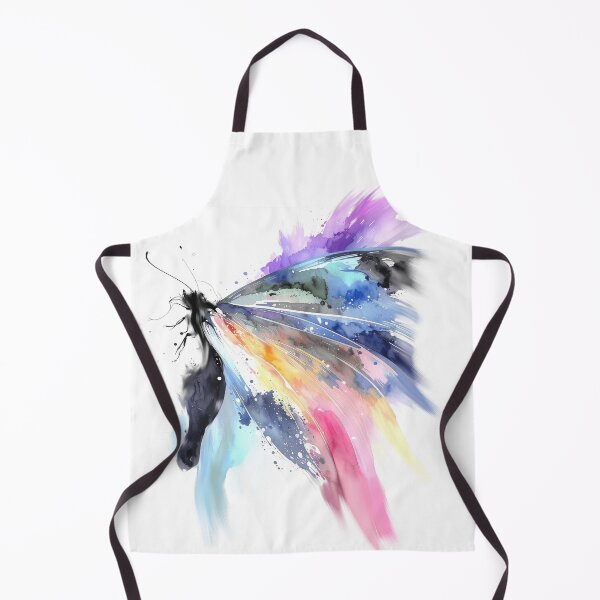 Item preview, Abstract watercolor butterfly bright colors designed and sold by LiskoDesign.
