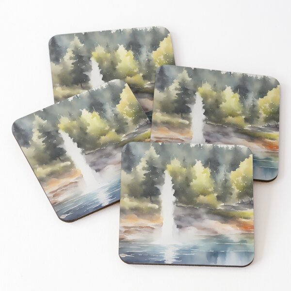 Item preview, Geyser in Lake designed and sold by CalmnessbyChoice.