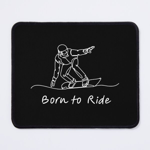 Item preview, Born to Ride - White | JAPOW Japan Powder Snow Snowboard Sticker designed and sold by PawaPotto.