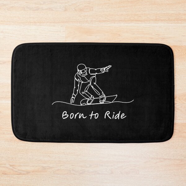 Item preview, Born to Ride - White | JAPOW Japan Powder Snow Snowboard Sticker designed and sold by PawaPotto.