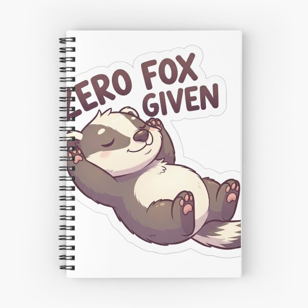 Item preview, A Badger with Zero Fox Given designed and sold by ToloArt.