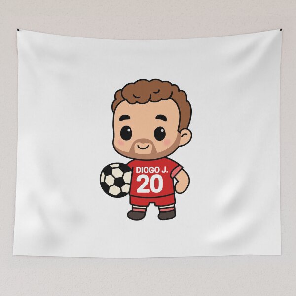 Item preview, Diogo Jota jersey | manga | cute kawaii | by Nooby Draw designed and sold by NoobyDraw.