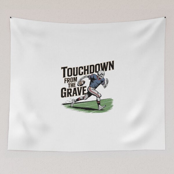 Item preview, Touchdown From The Grave - Skeleton Football designed and sold by PhilllandArt.
