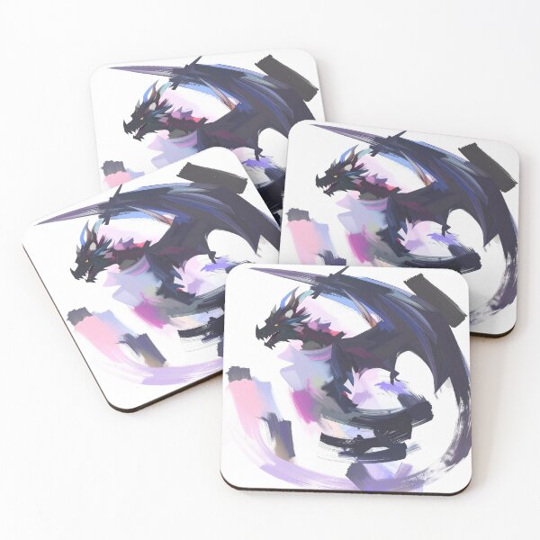 Item preview, Abstract dragon powerful colors designed and sold by LiskoDesign.