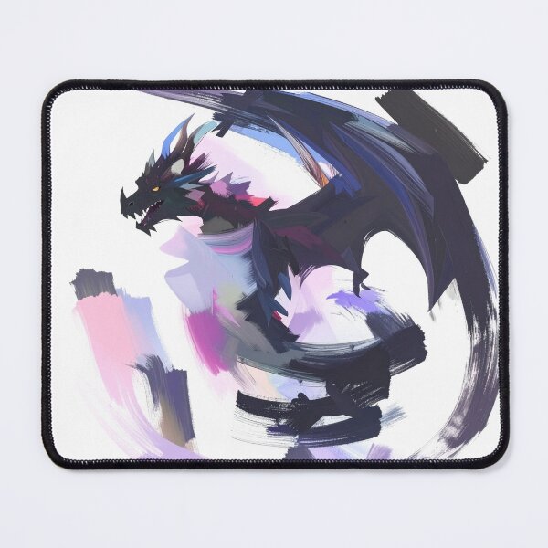 Item preview, Abstract dragon powerful colors designed and sold by LiskoDesign.