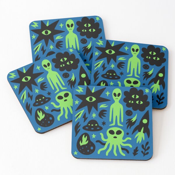 Item preview, Neon Alien Galactic Visions designed and sold by zzz888.