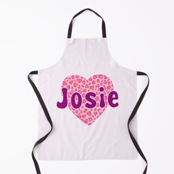 Item preview, Josie Name Pink Leopard Heart designed and sold by Jeallan Designs.