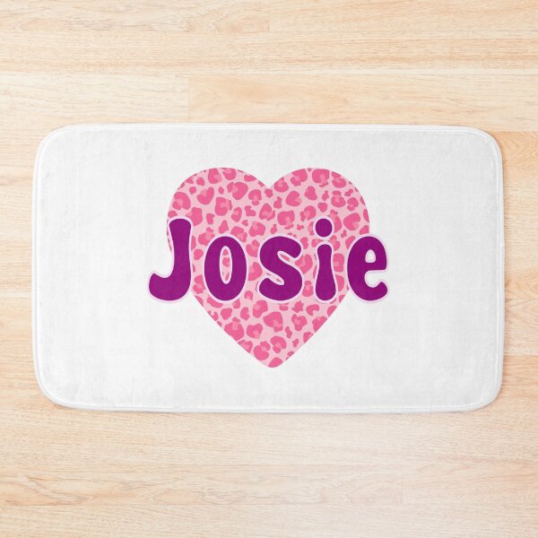 Item preview, Josie Name Pink Leopard Heart  designed and sold by Jeallan Designs.