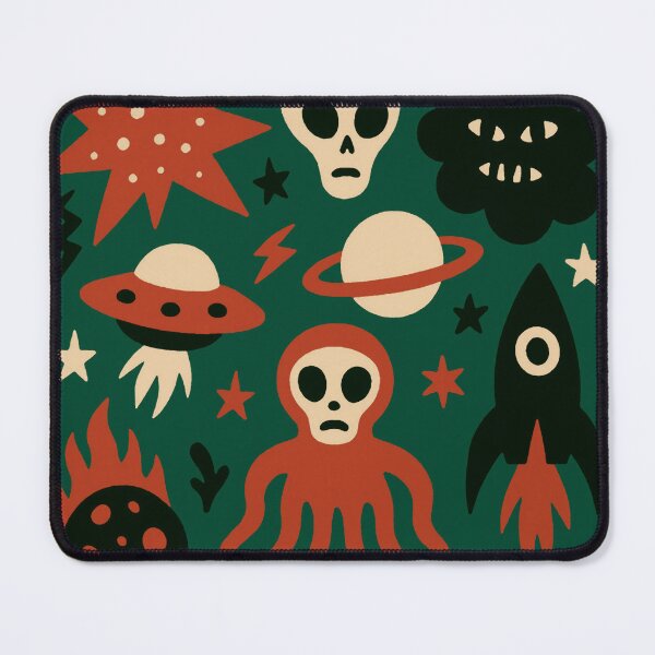 Item preview, Eerie Cosmic Creatures Doodle designed and sold by zzz888.