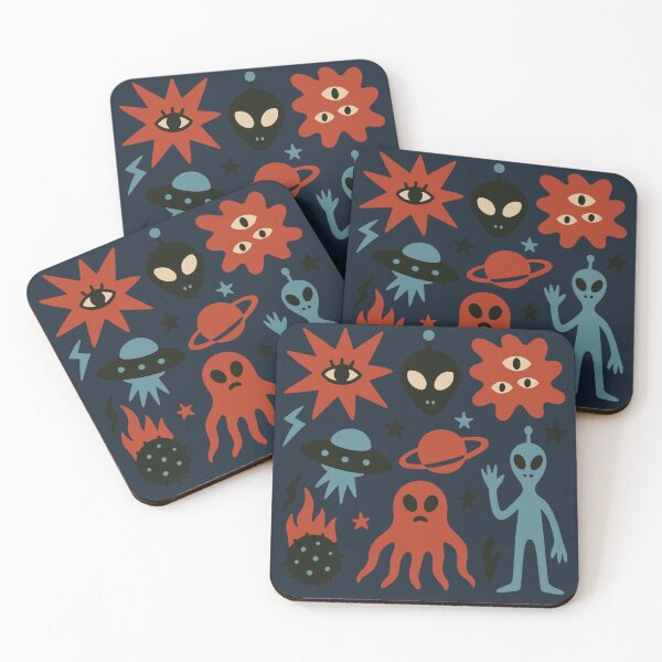 Item preview, Mysterious Alien Cosmic Doodles designed and sold by zzz888.