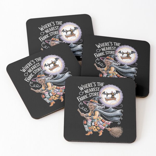 Item preview, Halloween Witch Sewing, Quilting, and Fabric Lover designed and sold by Betsytiptoe.