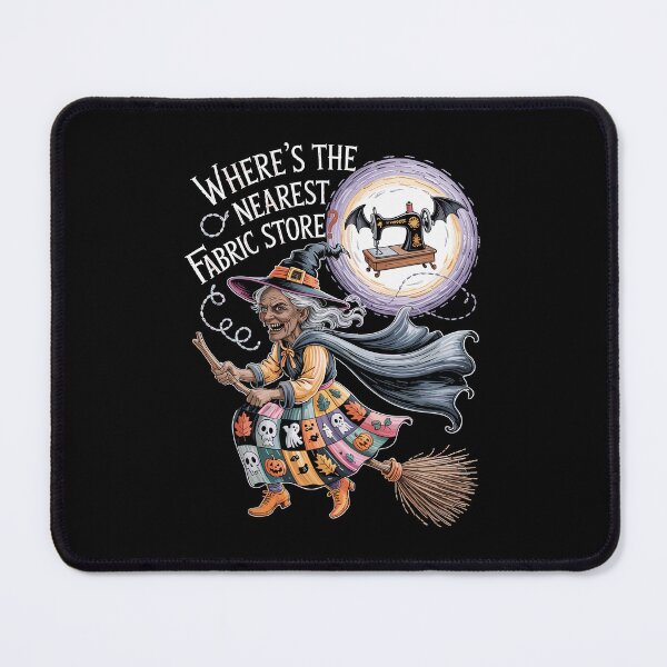 Item preview, Halloween Witch Sewing, Quilting, and Fabric Lover designed and sold by Betsytiptoe.