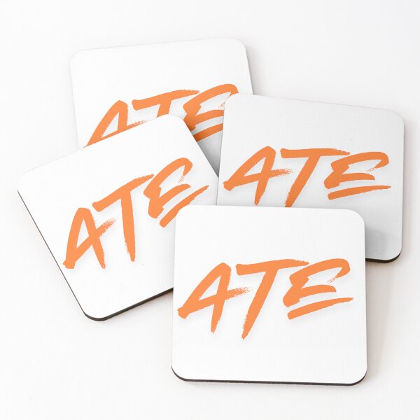 Item preview, Bold "ATE" Brush Stroke Slang Graphic designed and sold by Piano-pn.