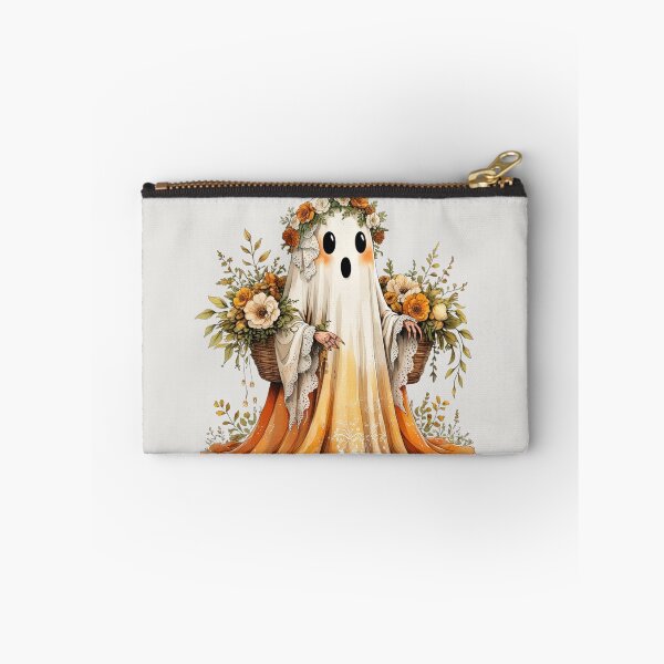 Item preview, Botanical Ghost, Cute Autumn Floral Halloween Illustration designed and sold by KolorellaS.