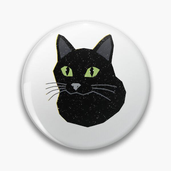 Item preview, Black Cat with Green Eyes – Realistic Cat Portrait designed and sold by RAKO13.