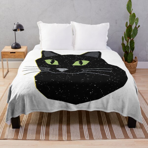 Item preview, Black Cat with Green Eyes – Realistic Cat Portrait designed and sold by RAKO13.