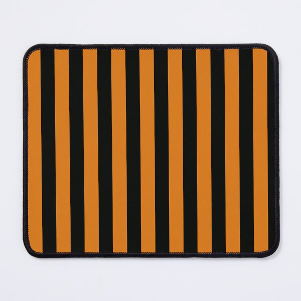 Item preview, Black and orange classic stripe pattern designed and sold by RishabhArts1.