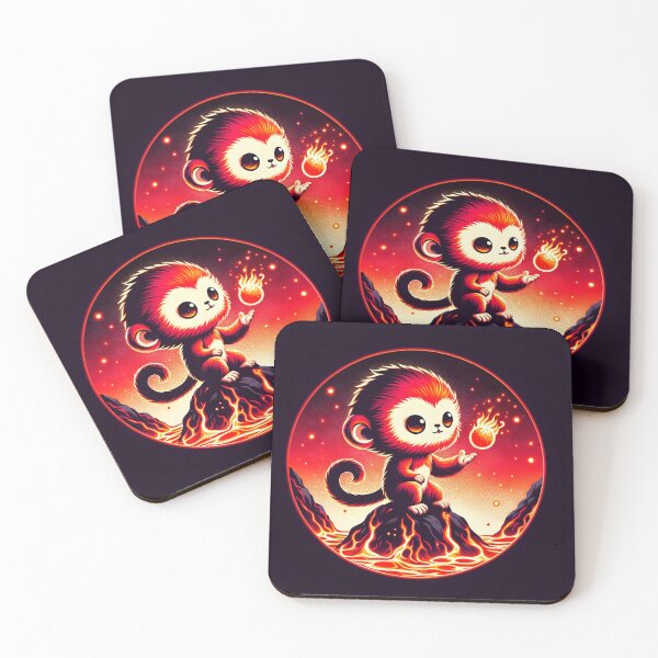 Item preview, Monkey Playing with Fireball, Ai Generated Art  designed and sold by ACC .