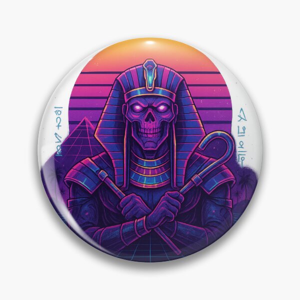 Item preview, Synthwave Pharaoh  designed and sold by ResinandRelics.