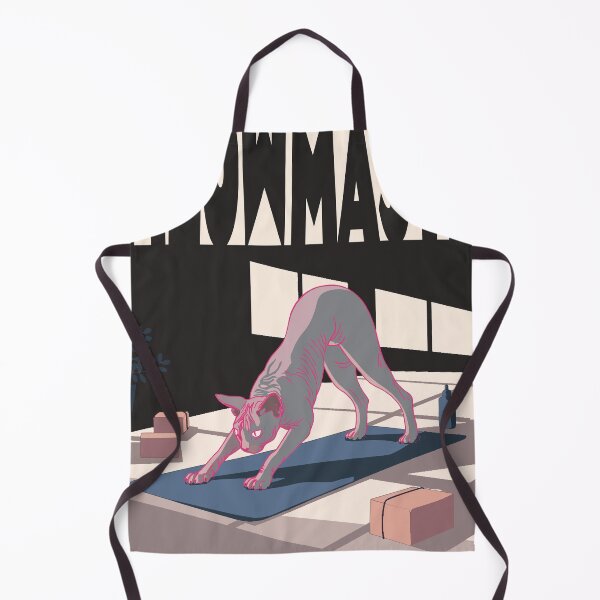 Item preview, Minimalist Yoga Sphynx Cat Art – Modern Sphynx Illustration in Cat Pose – Meowmaste Zen Design designed and sold by bekksa.