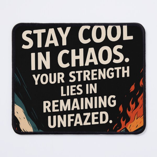 Item preview, Unshaken in Chaos Retro Poster designed and sold by -DEEWOLF-.