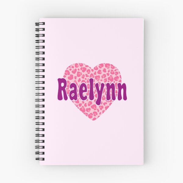 Item preview, Raelynn Name Pink Leopard Heart  designed and sold by Jeallan Designs.