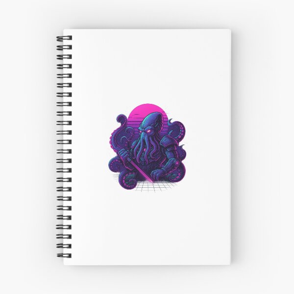 Item preview, Neon Psychic Overlord - Synthwave Mindflayer  designed and sold by ResinandRelics.