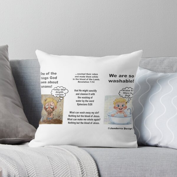 Item preview, One thing God loves about humans, the are Washable Father's Day GIft Dad Jokes Fun Christian designed and sold by JanderraDesigns.