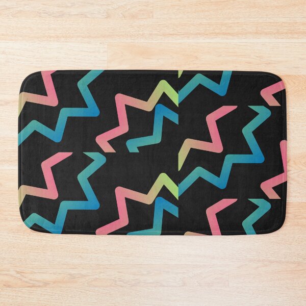 Item preview, Zic Zack line on black background  designed and sold by Chirayu1111.