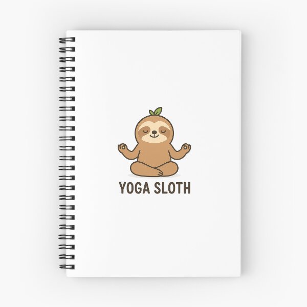 Item preview, Yoga Sloth – Relaxed Cartoon Sloth in Lotus Pose designed and sold by Art-Tacos.