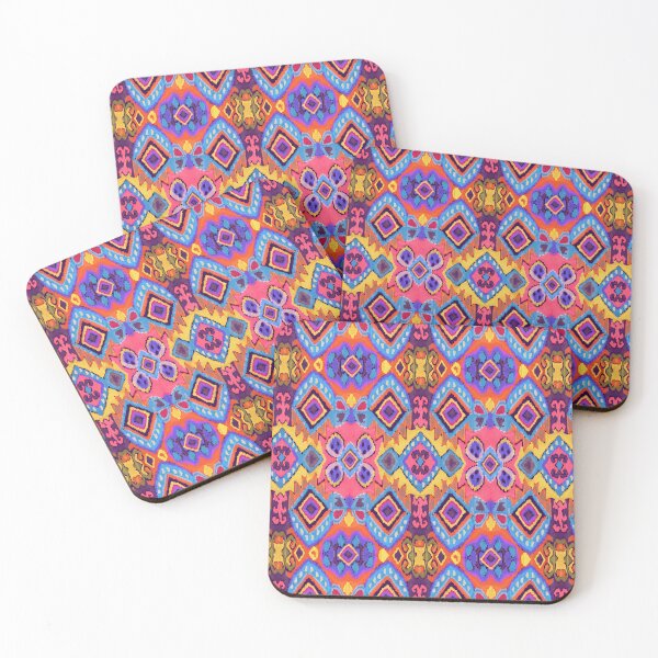 Item preview, Copy of Felt tip pen ikat design designed and sold by Alessandro Remo Mazzoni Remotextiles.