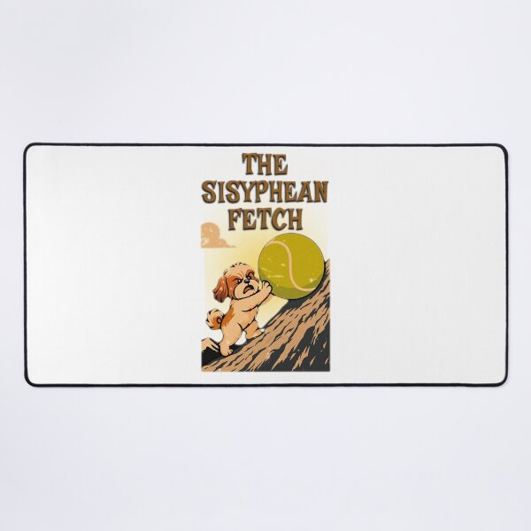 Item preview, The Sisyphean Fetch – Vintage Shih Tzu Cartoon Art designed and sold by RonnyMilleo.