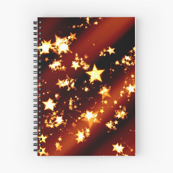 Item preview, Twinkling stars on black and brown background  designed and sold by Chirayu1111.