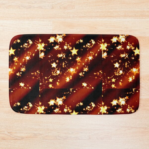 Item preview, Twinkling stars on black and brown background  designed and sold by Chirayu1111.