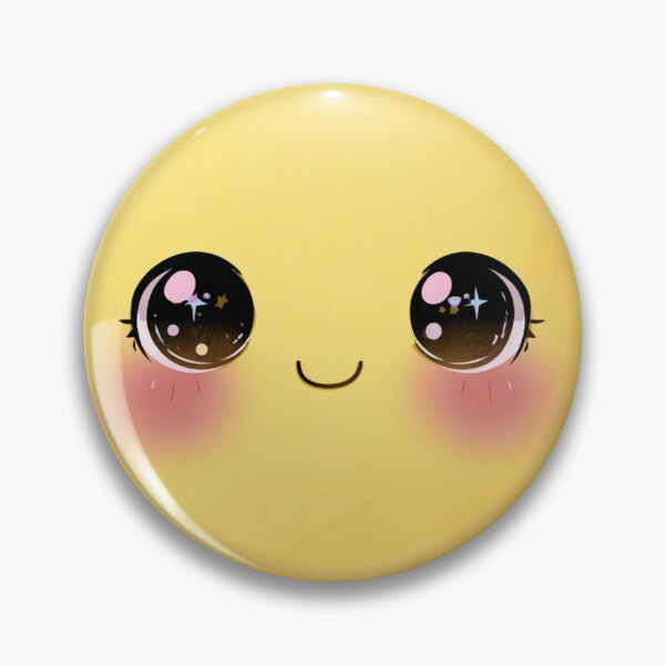 Item preview, Cute Kawaii Yellow Smiley Face designed and sold by MagicOfPrint.