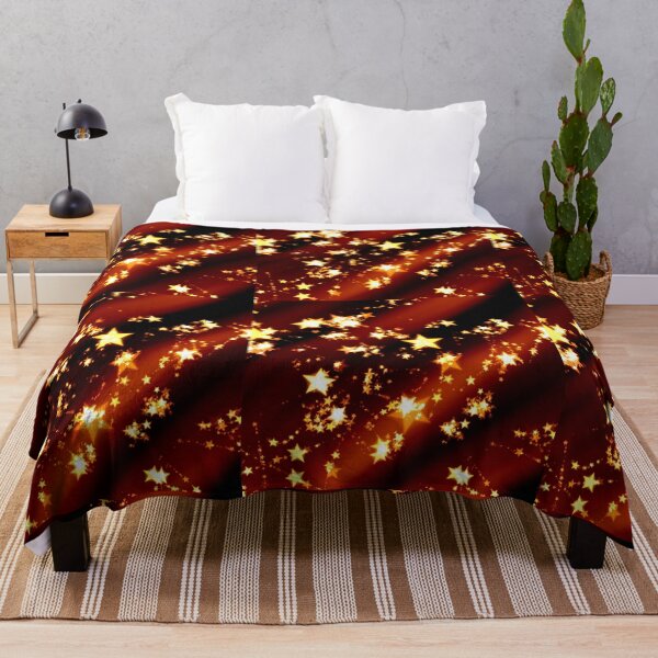 Item preview, Twinkling stars on black and brown background  designed and sold by Chirayu1111.