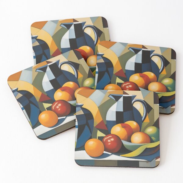 Item preview, Cubism Fruit art painting designed and sold by ZipperDragon88.